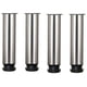 thumbnail image 1 of Juego de 4 patas para muebles TUNC de acero inoxidable altura ajustable 20 cm, 1 of 4