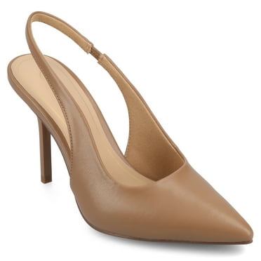 Journee Womens Elenney Mid Heel Pointed Toe Pumps, Widths Available