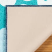 BBC Licensed Playful Bluey Youth Printed Area Rug, 3x5