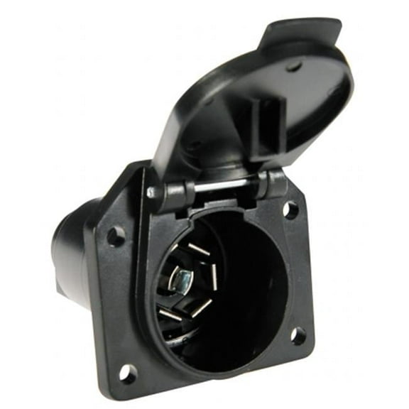 7-Pole RV Blade Round Plastic Tow Vehicle End Socket