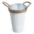 thumbnail image 3 of Metal Flower Bucket Vintage Flower Arrangement Bucket Iron Flower Pot Tall Flowrpot, 3 of 9