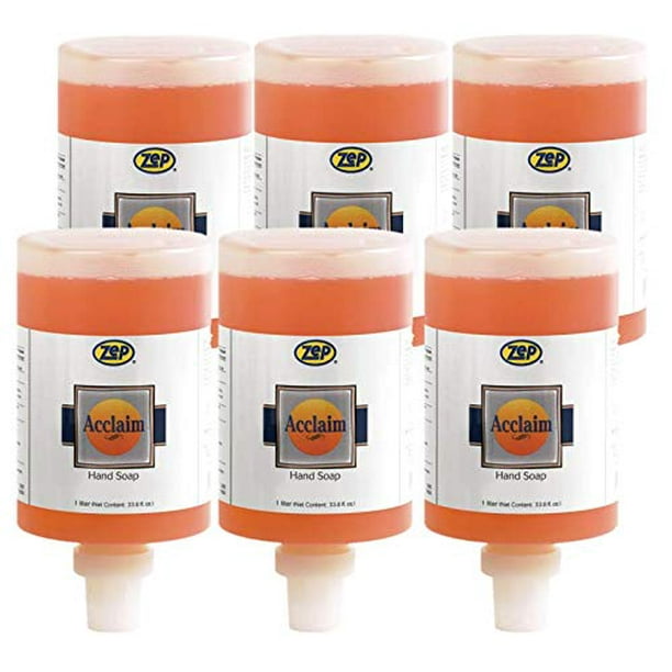 Zep Acclaim Liquid Antibacterial Hand Soap 1 Liter 314911 (Case of 6