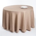 thumbnail image 1 of SARO 9113.N108R Nappe de Table Design à Armure de Panier Rond 108 Po - Naturel, 1 of 1