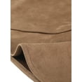 thumbnail image 6 of INSPIRE CHIC Women's Faux Suede Tie Waisted A-Line Wrap Short Mini Skirt XS Brown, 6 of 8