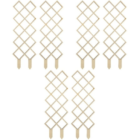 3 PCS Lattice Trellis Plant Climbing Frame Small Potted