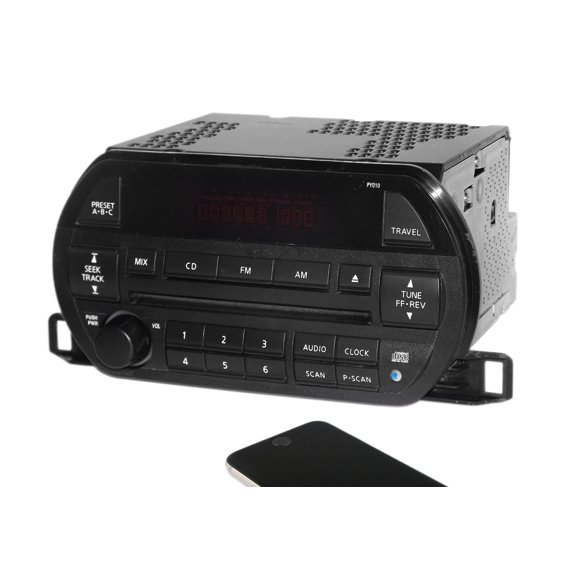 Restored 2002-03 Nissan Altima AM FM CD Player Radio w Bluetooth Upgrade PY010 281858J000 (Refurbished)
