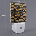 thumbnail image 2 of Balery Yellow Excavator Pattern LED Night Light with Automatic Sensor Plug in Night Light with Dusk-to-Dawn Light Sensor LED Nightlight 0.5W-EU, 2 of 7
