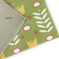 thumbnail image 2 of 3' x 5' Simply Daisy Spring Garden Scandinavian Chenille Area Rug, Apple Green, 2 of 4