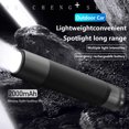 thumbnail image 3 of LED Buceador Linterna Divers Torch Torch con la lámpara de batería de cordón Equipo de lámpara de batería KAYAK Portátil Luz Agua Deportes Iluminación Negro Inevent OD002582-00B, 3 of 7