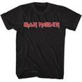 thumbnail image 1 of Iron Maiden T-Shirt Adulte Noir avec Logo 2 Couleurs 5TG, 1 of 2