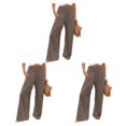 thumbnail image 1 of Pantalones Qarigey Mujer verano primavera color sólido largo suelto Casual pierna ancha, 1 of 6