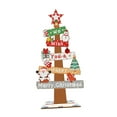 thumbnail image 4 of Letrero de madera navideño, decoración creativa para el hogar, manualidades, suministros para fiestas, mesa navideña 145 cm x 29 cm, 4 of 9