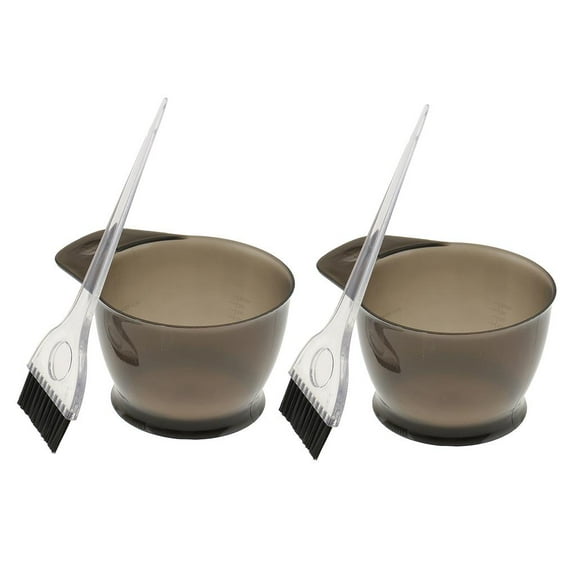 4pcs Salon Hairdressing Hair Colouring Tinting Brush Bowl For Hair Dying Set
