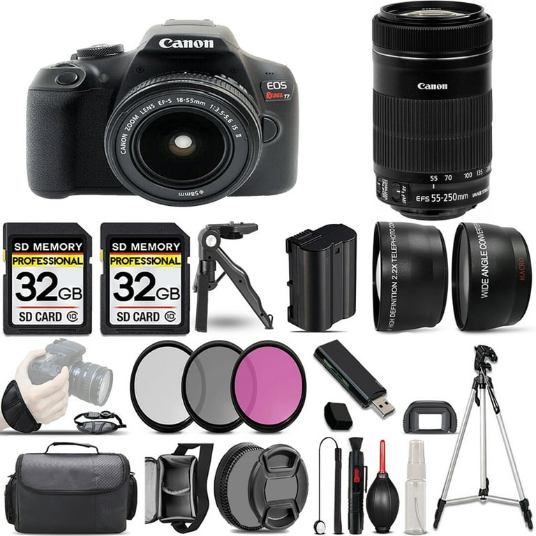 Canon EOS Rebel T7i DSLR Camera with EF-S 18-55mm IS cheapest STM Lens