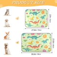thumbnail image 3 of Pet Cooling Pad Foldable Self Cooling Mat Breathable Pet Cushion Sleep Pad for Dogs and Cats Colorful Dinosaurs and Eggs M, 3 of 9