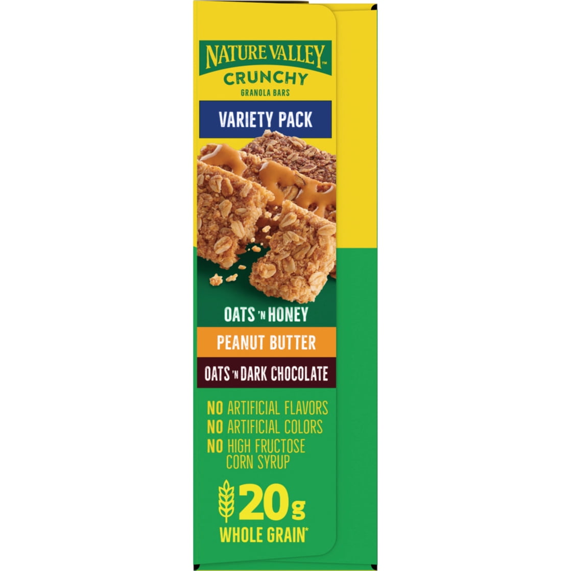 (12 pack) Nature Valley Crunchy Granola Bars, Variety Pack, 12 Count, 8.94 oz (6 Pouches)