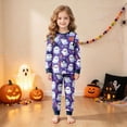 thumbnail image 2 of Gerichy Toddler Boys Girls Cotton Pajamas Set Kids Halloween Print jammies Toddler Winter Cute Print Long Sleeved Home Wear Baby Clothes Suit 2T-9T, 2 of 7