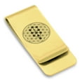 thumbnail image 1 of Stainless Steel Sacred Geometry Tree of Life Classic Slim Money Clip Credit Card Holder, 1 of 2