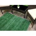 thumbnail image 2 of Koeckritz Rugs Green Black Indoor/Outdoor Artificial Grass Rug, 7'x10', Lightweight, 2 of 5