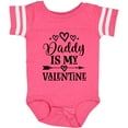thumbnail image 3 of Inktastic Daddy Is My Valentine Holiday Girls Baby Bodysuit, 3 of 5