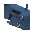 thumbnail image 3 of Cinturón elástico ancho para mujeres INSPIRE CHIC, cinturones de corsé steampunk de imitación cuero/denim para vestido, pequeño, denim azul oscuro, 3 of 7