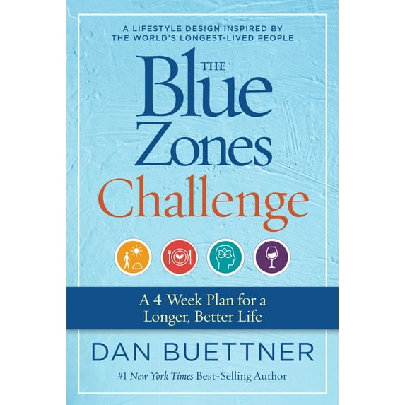 Pre-Owned The Blue Zones Challenge: A 4-Week Plan for a Longer, Better Life (Spiral-bound) 1426221940 9781426221941