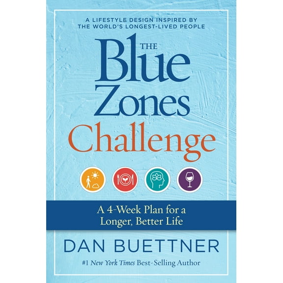 Pre-Owned The Blue Zones Challenge: A 4-Week Plan for a Longer, Better Life (Spiral-bound) 1426221940 9781426221941