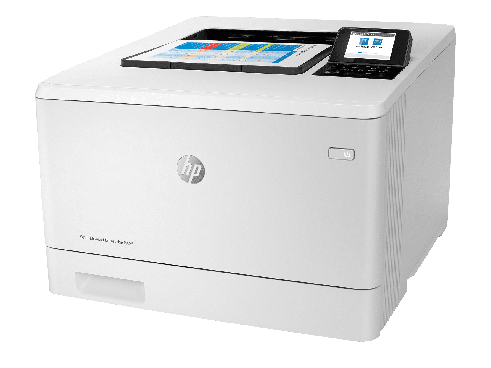Restored HP Color LaserJet Enterprise SFP M455dn (Refurbished)