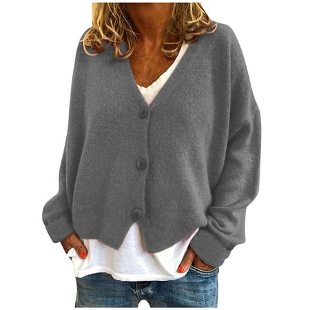 Dyegold Womens Cardigan Sweaters Teen Girls Open Front Knit Sweaters Teacher Fashion Deals Of The Day Lightning Deals Winter Oversized Halloween Cardigan Sweaters Fall Savings