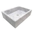thumbnail image 3 of Eden Bath EB_S037CW-H Antique Rectangular Vessel Sink Honed White Carrara Marble, 3 of 3