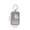 Gray, variant on COM1950s Clear Card Holder, Plastic ID Badge Holder with Coil Strap, Student ID Card Protector for School Office Daily Use