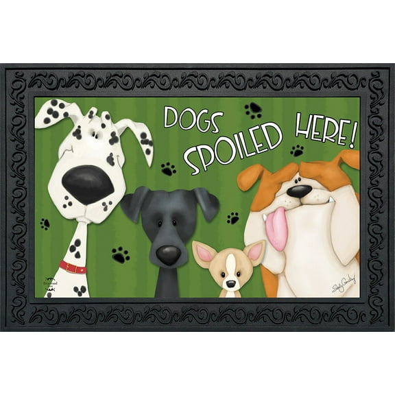 Briarwood Lane Spoiled Dogs Fall Doormat