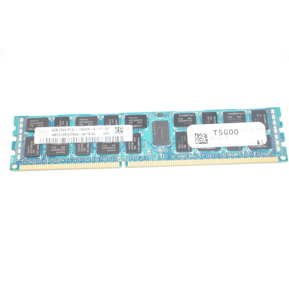 T5G00 Dell 8GB PC3-10600 DDR3-1333MHz 240-Pin DIMM 1.35V Low Voltage Dual Rank Memory Modul