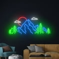 thumbnail image 4 of Handmadetneonsign Pine Mountain Neon Sign, Mountain Wall Art Decor, Mountain Wall Decor, 4 of 5