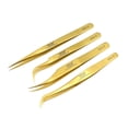 thumbnail image 5 of Pinzas inclinadas para mujeres y hombres – Depilación de garrapatas astillas, facial, de cejas y encarnado – Pinzas quirúrgicas afiladas, de punta puntiaguda Las mejores pinzas de precisión, 5 of 5