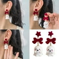 thumbnail image 2 of Lovely Stylish Specters Shaped Earrings Portable Comfortable and Long Time Use Glowing for Parties Decoration Supplies, 2 of 9