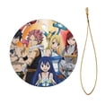 thumbnail image 2 of Fairy Tail Christmas Ceramic Round Ornaments Print Decorative Hanging Ornaments For Xmas Tree Holiday Party Decoration 1 Pcs, 2 of 9
