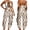 B, variant on Women Halter Neck Backless Dashiki African Tribal Print Jumpsuit, Sleeveless Elastic High Waist Loose Harem One Piece Jumpsuit with Side Pockets, Outfit for Vacation Daily Streetwear