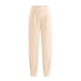 thumbnail image 1 of Pantalones PRETTYGARDEN 2025 de tiro alto, largo al tobillo, beige, talla M, 1 of 9
