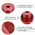 thumbnail image 4 of Uxcell Aluminum Alloy Handwheel 30mm OD 4mm Bore Machine Tool Hand Wheel for Milling Machine Lathe, Red, 4 of 6
