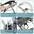 thumbnail image 7 of Ktaxon Zero Gravity Chair with Pillow and Cup Holder Four Styles for Chooice, 7 of 7
