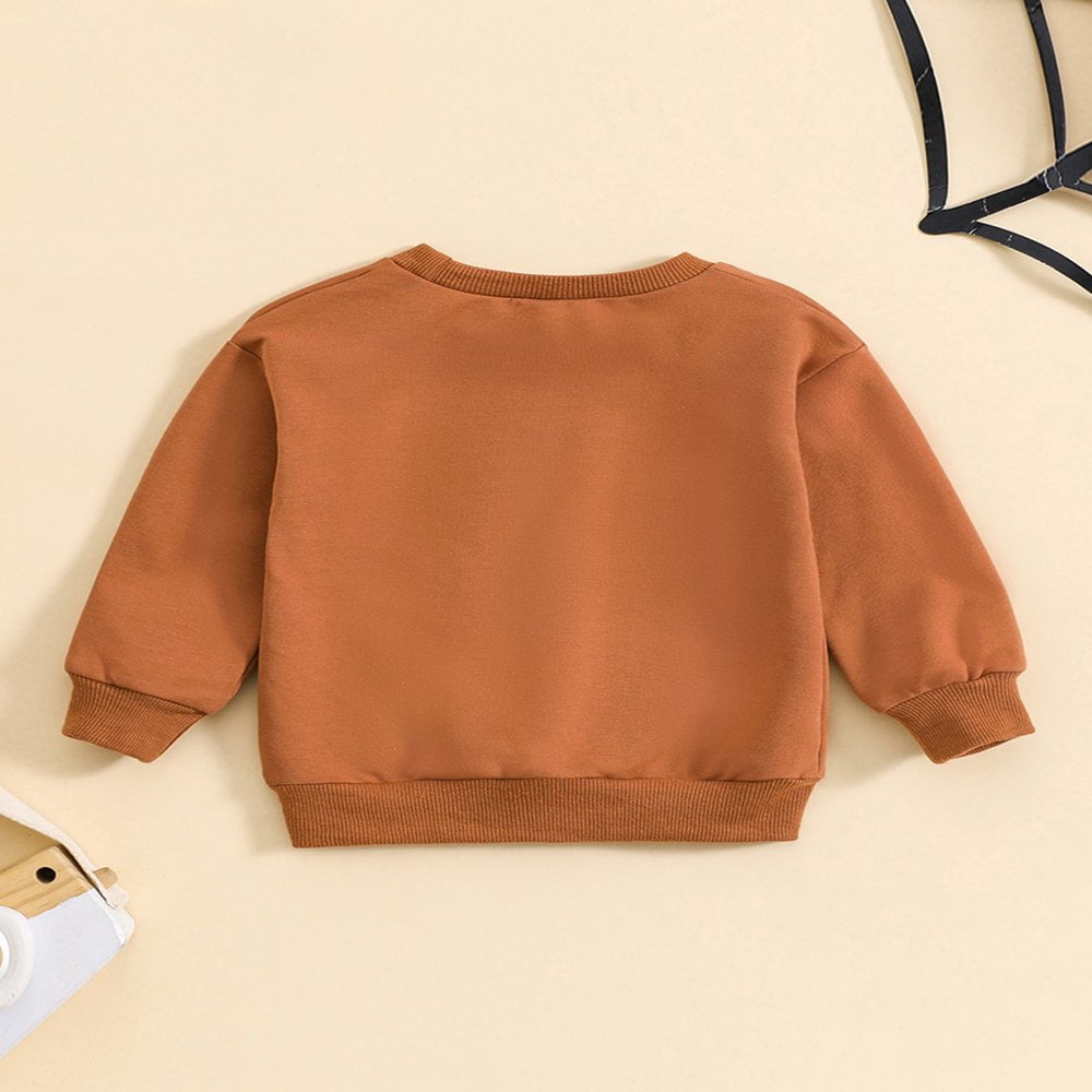 Enfants Halloween à Manches Longues SweatShirt Citrouille Troll Pull