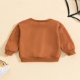 thumbnail image 3 of Bébé Garçons Halloween Sweat-Shirts à Manches Longues Cartoon Lettre Imprimé Pull Enfant Automne Tops, 3 of 7