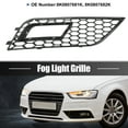 thumbnail image 3 of Unique Bargains Pair Front Fog Light Mesh Grille Honeycomb Type Grill Cover for Audi A4 B8.5 13-16 8K0807681K, 3 of 6
