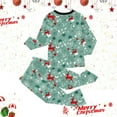 thumbnail image 5 of Little Baby Boy Christmas Outfit Kids Pajamas Cotton Long Sleeve Matching Holiday Set Girls Kids Xmas Jammies Size 6-7T, 5 of 5