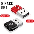 thumbnail image 1 of 2pcs High-Speed USB C 3.1 Type C To USB 3.0 Adapter - Fast Charging & Data Sync For Mobile Phones, 1 of 5