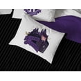thumbnail image 4 of Jay Franco Wednesday Addams Juego De Edredón Queen – Ropa De Cama De 7 Piezas Incluye Juego De Sábanas Y Fundas De Almohada – Ropa De Cama Para Niños Súper Suave A Rayas Negras Y Grises, 4 of 5