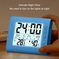 thumbnail image 4 of Skegnu Loud Alarm Clock Indoor Electronic Temperature Hygrometer Luminous Large Screen Digital Display Desktop Small Alarm Clock Household Temperature Hygrometer Alarm Clocks for Kids, 4 of 6