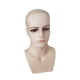 thumbnail image 4 of Cabeza de maniquí masculino con hombros, cabeza de entrenamiento, herramienta de peinado de belleza, exhibición de pelucas Piel sin barba, 4 of 9