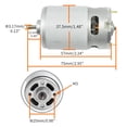 thumbnail image 2 of CHANCS RS-550 Micro Motor DC 10.8V Electric Drill Motor for Electric Hand Drill DIY Engine Toy 2PCS, 2 of 7